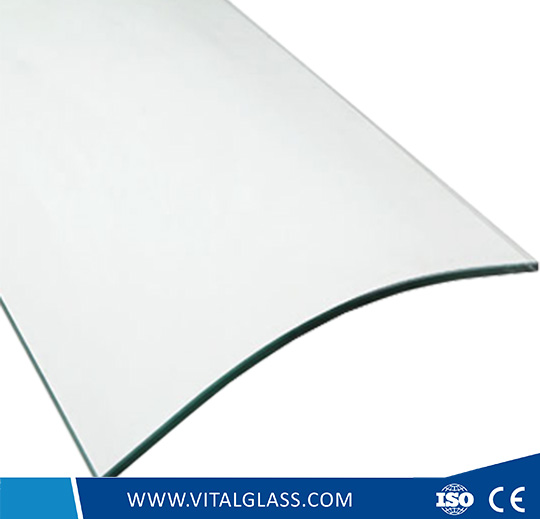 Clear Curve bent Tempered/Toughened Glass With CSI