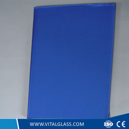 3-12mm Dark Blue Reflective Glass for Building Glass