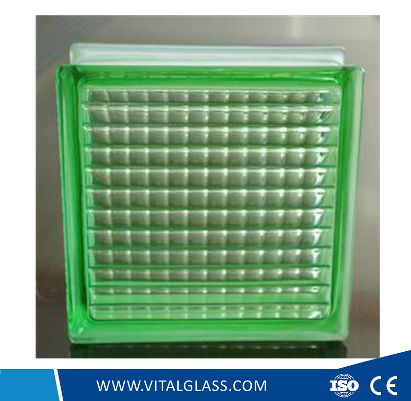 Toughened Safety Green Parallel Glass Block (G-B)