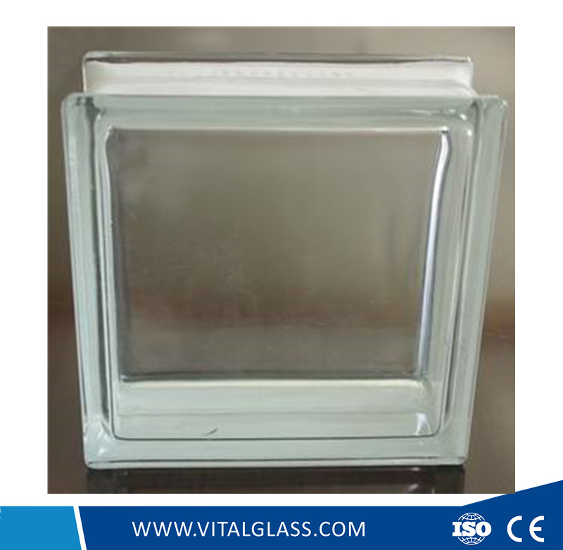 Clear/Blue/Green Double End Angle Glass Block/Brick