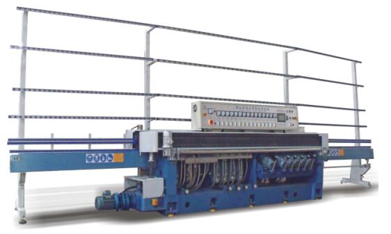 18 spindles straight line glass multiple angle edging machine