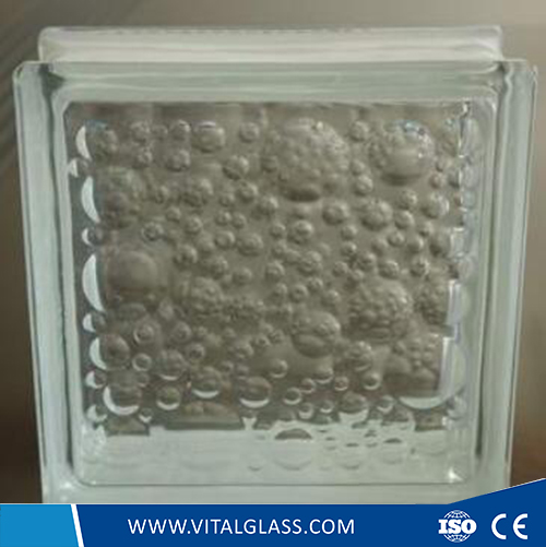 Toughened Safety Clear Pattern Glass Block for Decoration (G-B)