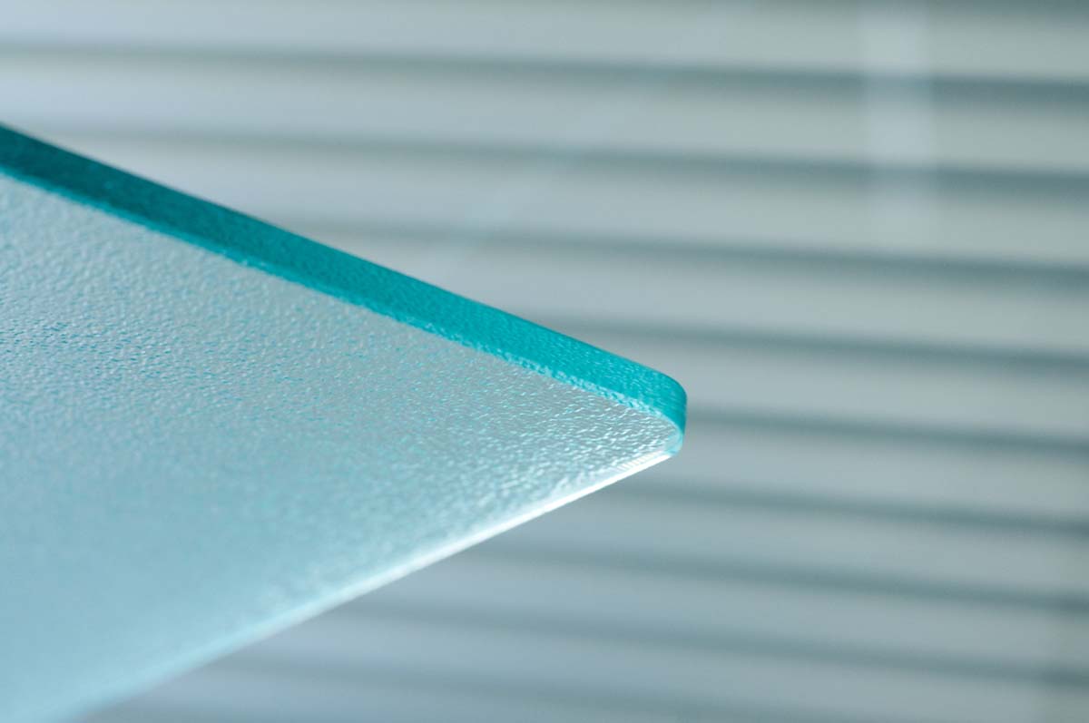 Solid Tempered Patterned Glass