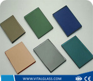 Colored float glass