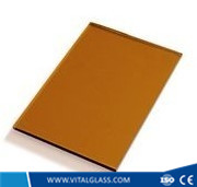 gold bronze float glass