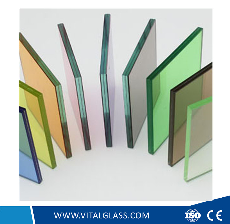 8.76mm Colored Laminated glass