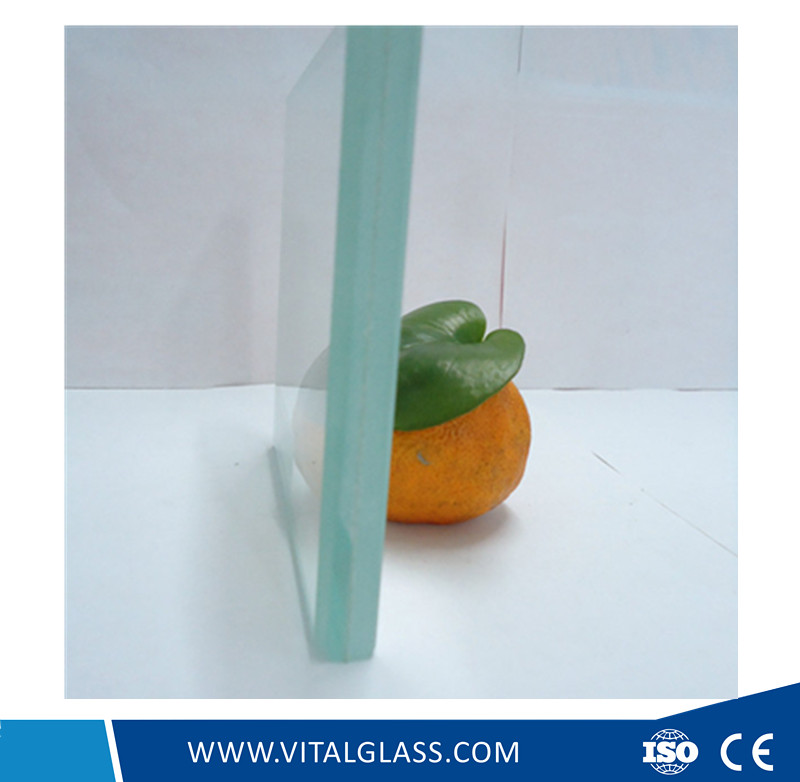 Clear laminated glass of 6.38mm thickness