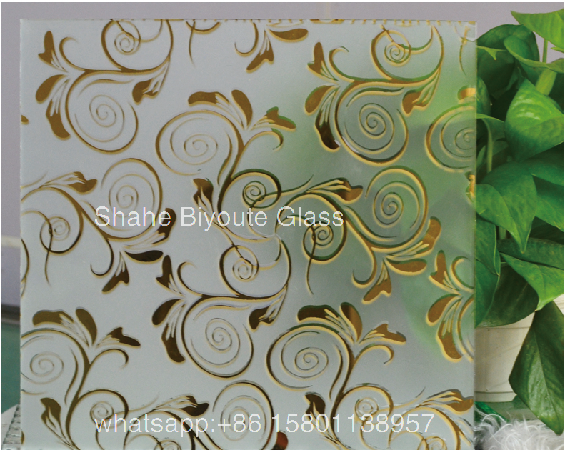 gold coated titanium glass 1830*2440 mm and 1650*2200 mm