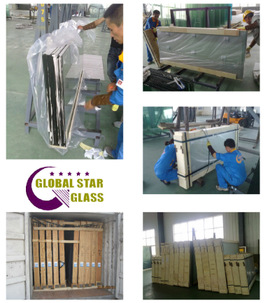 6.38mm-12.76mm Laminated Glass 3660*2440mm