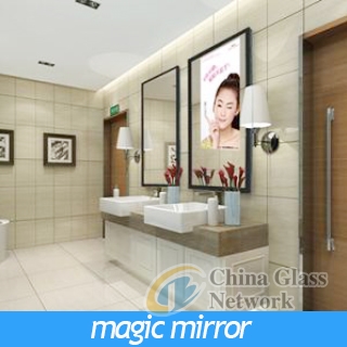 magic mirror glass/ mirror display glass/mirror tv screen glass for sale