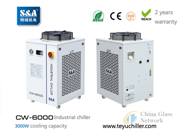 S&A laser chiller CWFL-800 for cooling 800W fiber laser cutting machine