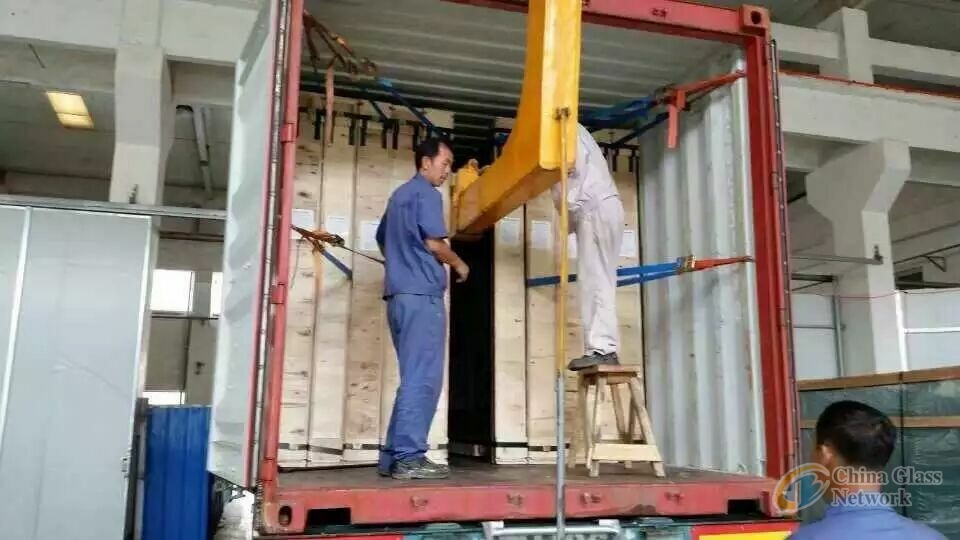 U Shape Container Lifting Crane,C Grab for Glass Container Crane,U Shape Glass Loading&Unloadig Crane