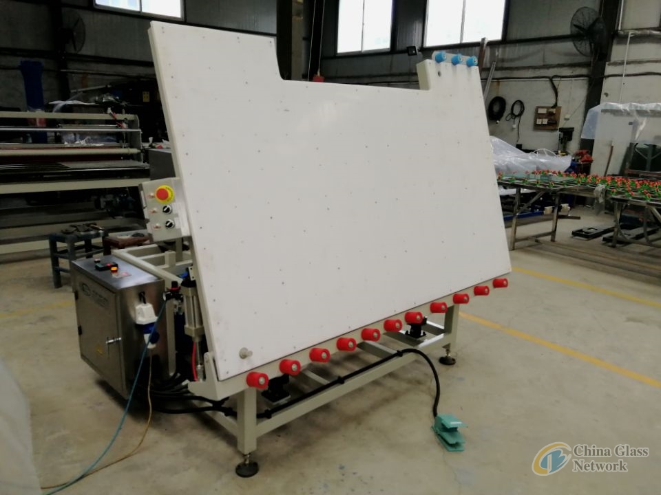 Single Side Heated Roller Press Table With Air Float & Tilting,Double Glazing Equipment