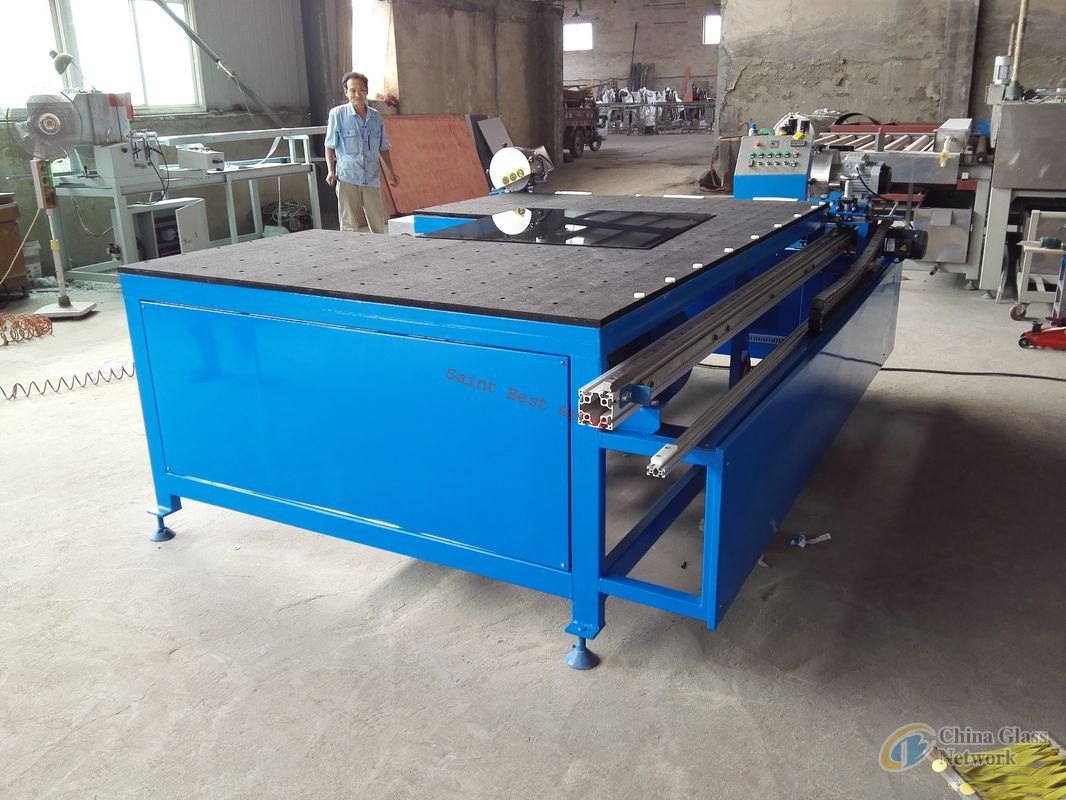 Horizontal Dual Head Low - E Glass Edge Deletion Machine ,Low-e Glass Edge Remover