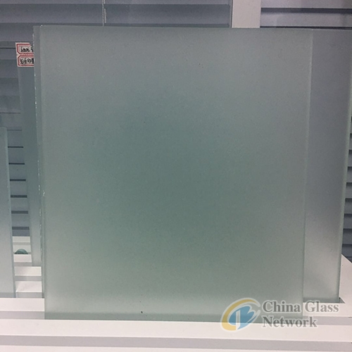 3-12mm Clear Acid Etched Glass Without Finger