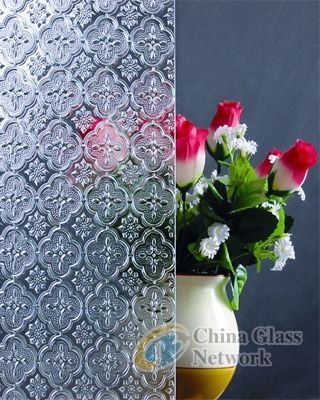 3-6mm Karatachi, Flora,   Crystal, Rain, Patterned Glass