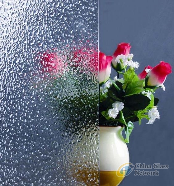 3-6mm Karatachi, Flora,   Crystal, Rain, Patterned Glass