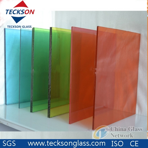 10.38mm Bronze /Grey / Blue PVB  Laminated Laminated Glass