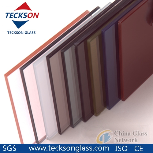 6.76mm Bronze /Grey / Blue PVB  Laminated Laminated Glass