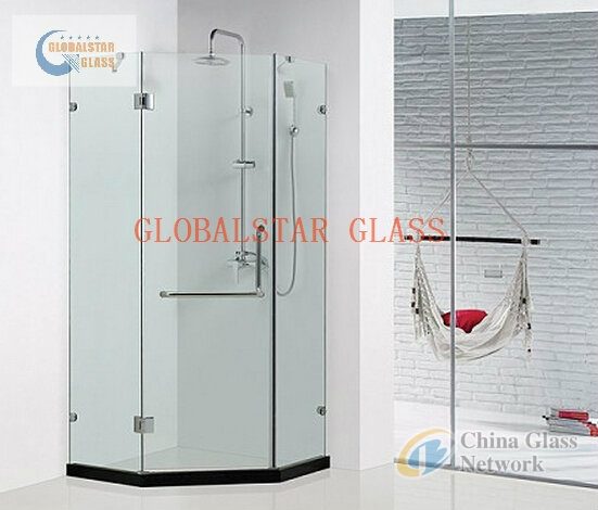 Tempered glass shower room