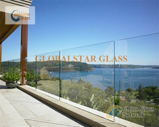 Laminated glass on clear color and ultra clear