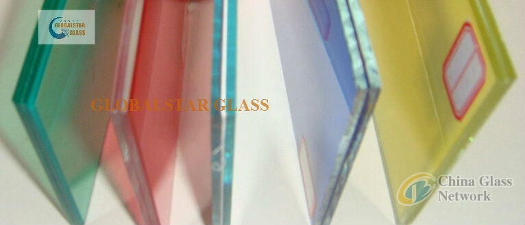 10+1.52+10mm clear Laminated glass