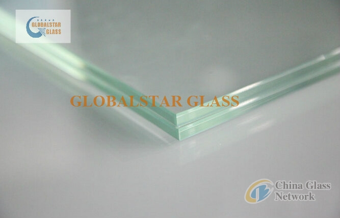 Laminated glass clear PVB, colored PVB