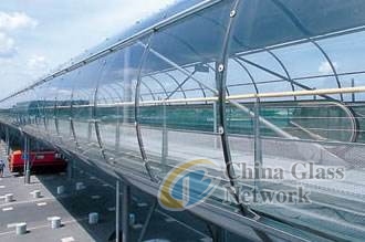 Flexural steel Low-E glass