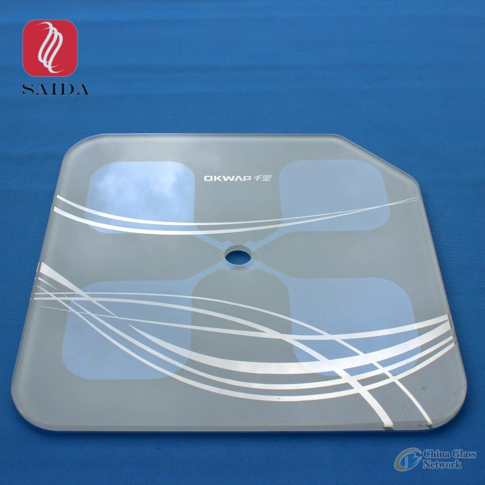 ITO coated glass top panel for body fat scale