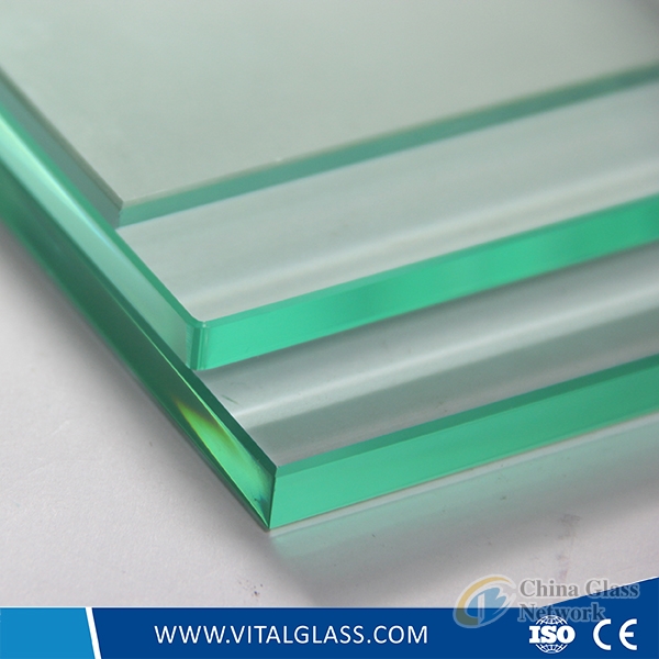 Bevelled/Polished Clear Tempered/Toughened Glass