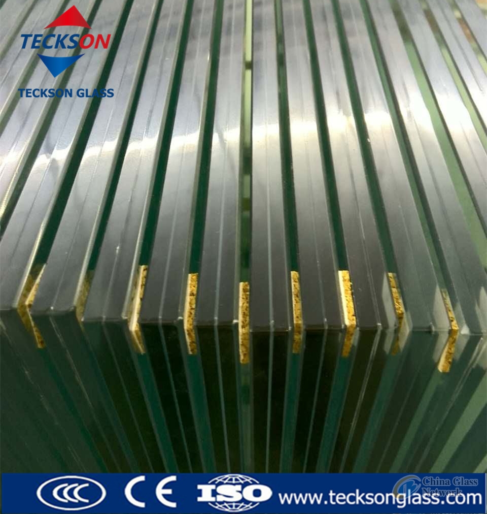 6.38mm clear or colored PVB laminated glass with AS/NZS2208 Certificate