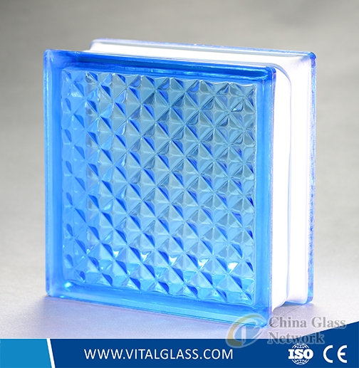 Decorative Tinted Glass Block Manufacture For Wall