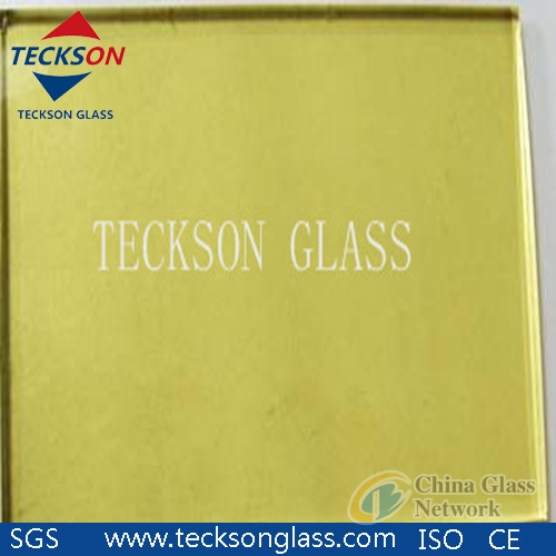 Golden Reflective Float Glass with High Quality