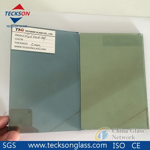 4mm Ford Blue Reflective Float Glass for Decorative Glass