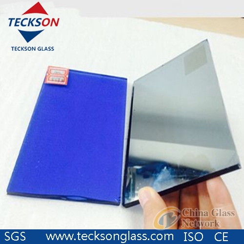 4mm Dark Blue Reflective Windows Glass with CE&ISO9001