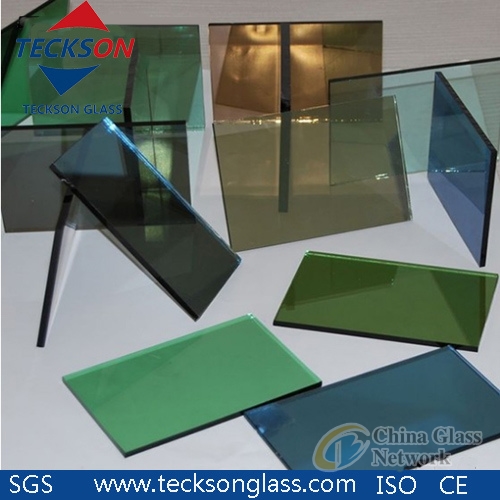 Dark & French Green Reflective Decorative Float Glass