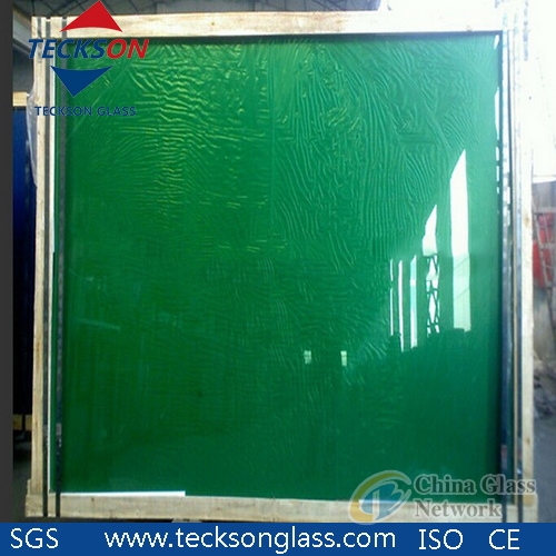 4mm Dark Green/Deep Green Tinted Float Glass for Door Glass