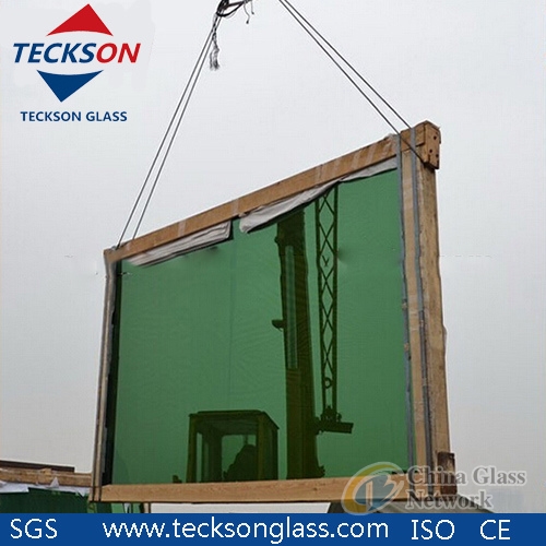 4-6mm Dark Greeen/Deep Green Reflective Glass with Ce&ISO9001