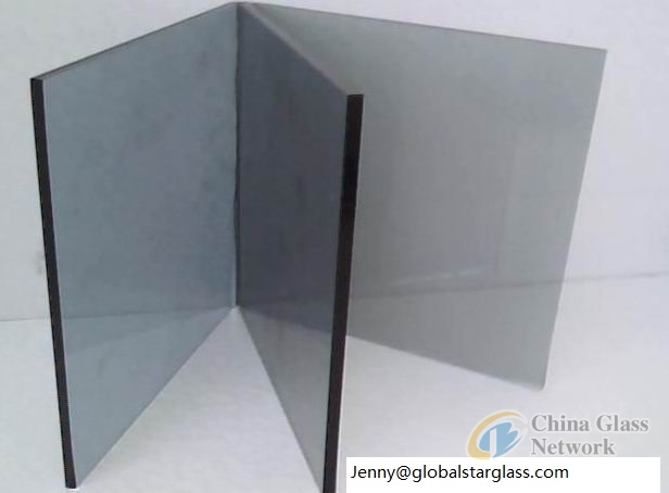 8mm light gray float glass for windows