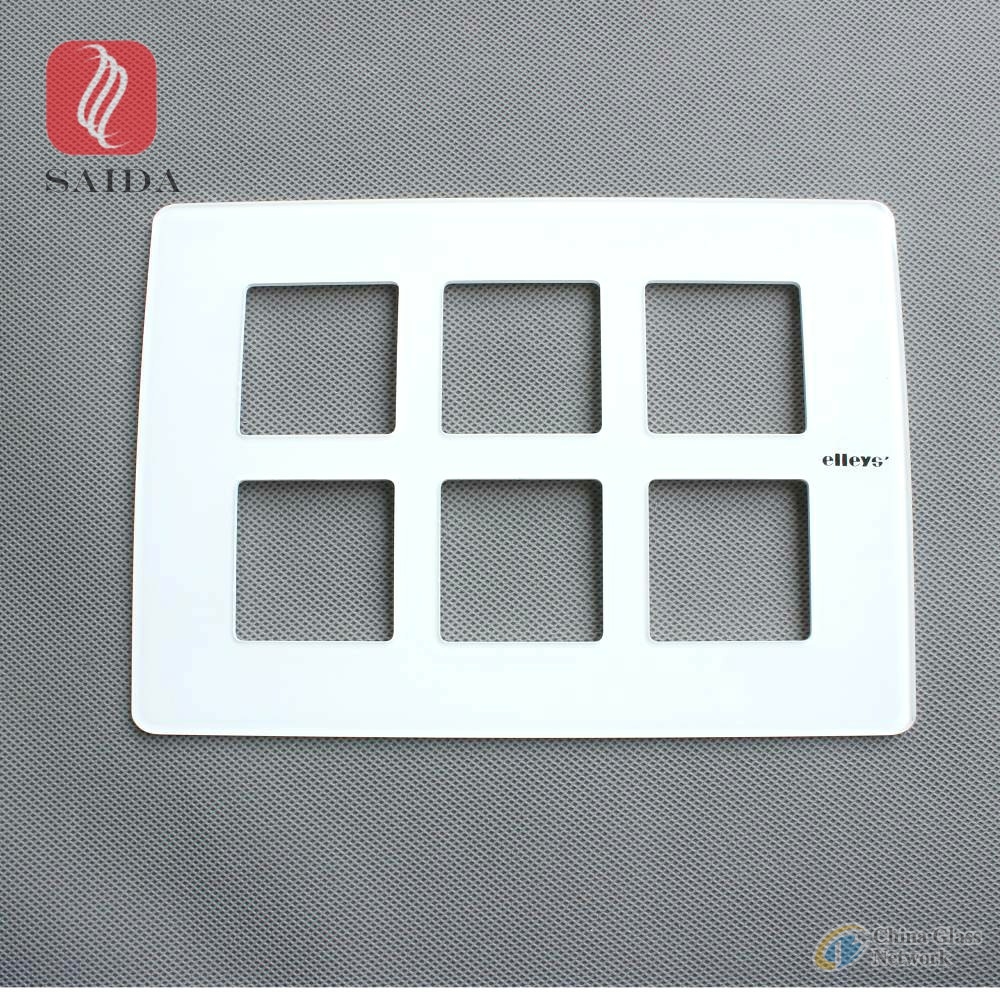 OEM Indian Z Wave Wifi Light Smart Touch Screen Switch Crystal Cover Glass Panel For Switch