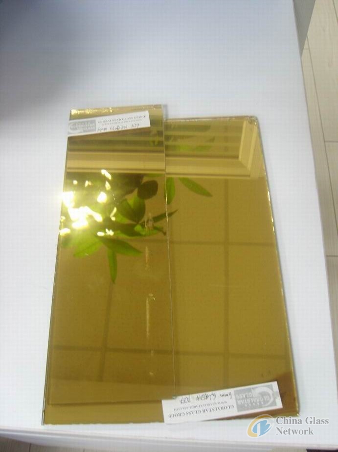 4mm 5mm 6mm golden reflective glass,curtain wall glass, solar control glass