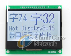 LCD display   mode:COG13264  with PCB , FSTN,   positive and transflective