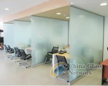 Frosted glass/acid etched glass/satinated glass/sandblasted glass