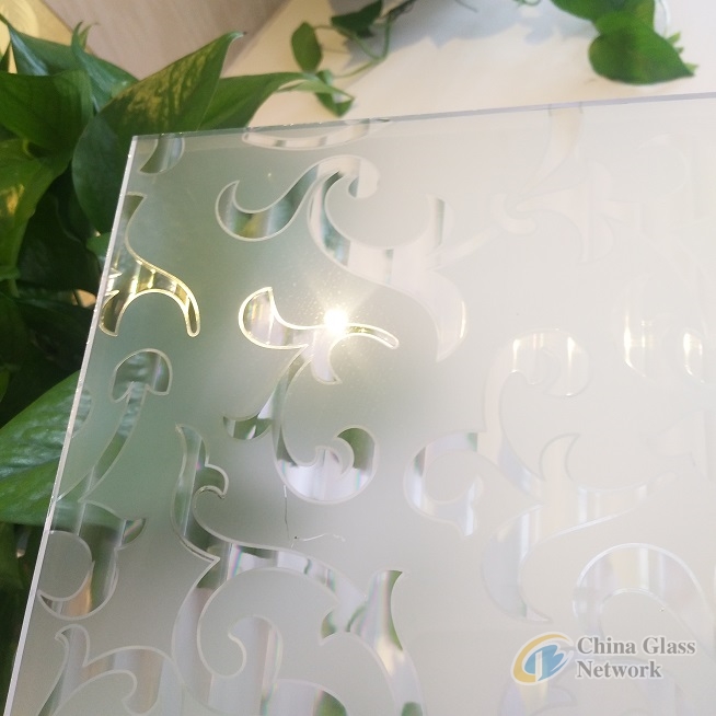 YAKA decoration glass,  types of YAKA patterns on frosted glass for glass door and window