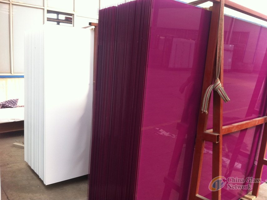 Back painted glass, lacquered glass,  color can be customized