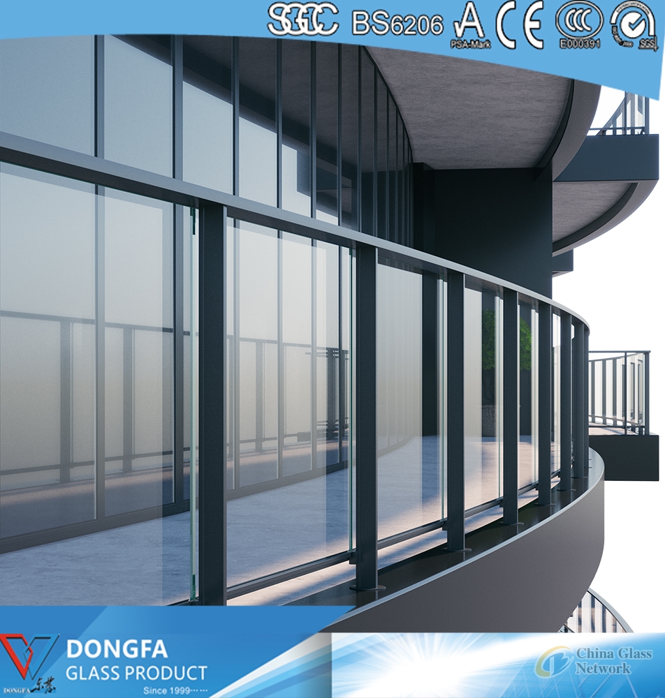 Edge no mismatched Sentryglas laminated glass