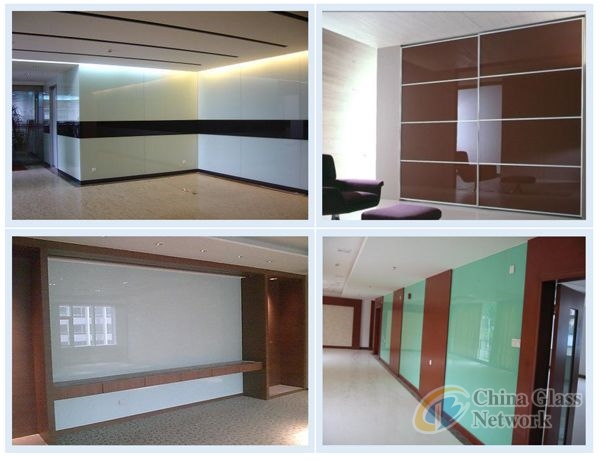 High Quality Lacquered Glass Colored Back Paint Spandrel Glass