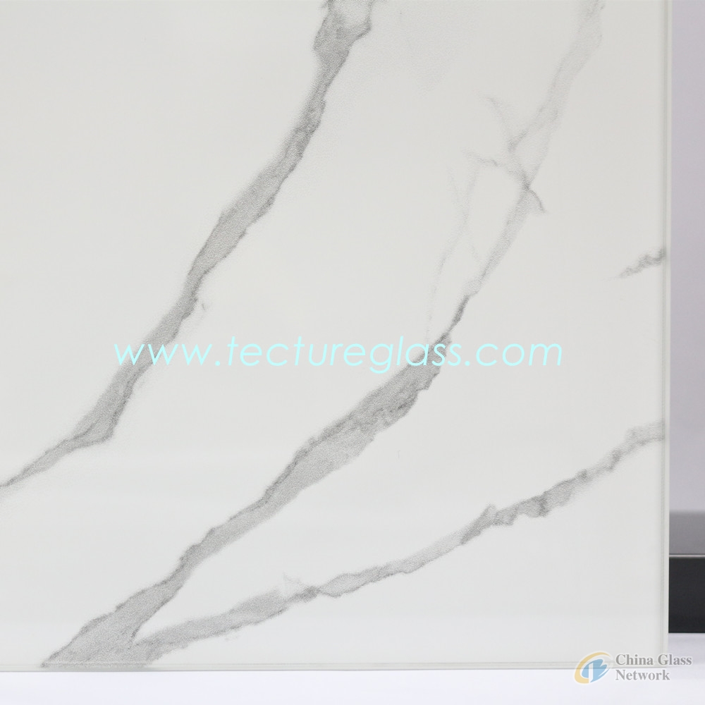 Tecture ceramic digital printing glass lacquered decorative painted glass