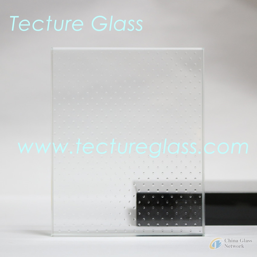 Tecture anti slip tempered glass/acid etched glass