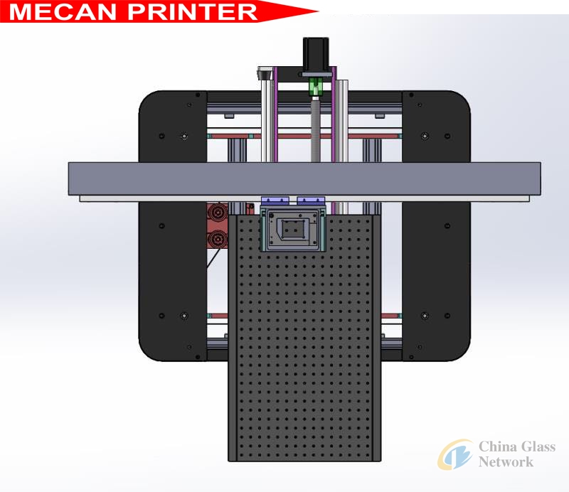 Mecan Uv flatbed A3 printer for printing Glass with xp600 prinhead